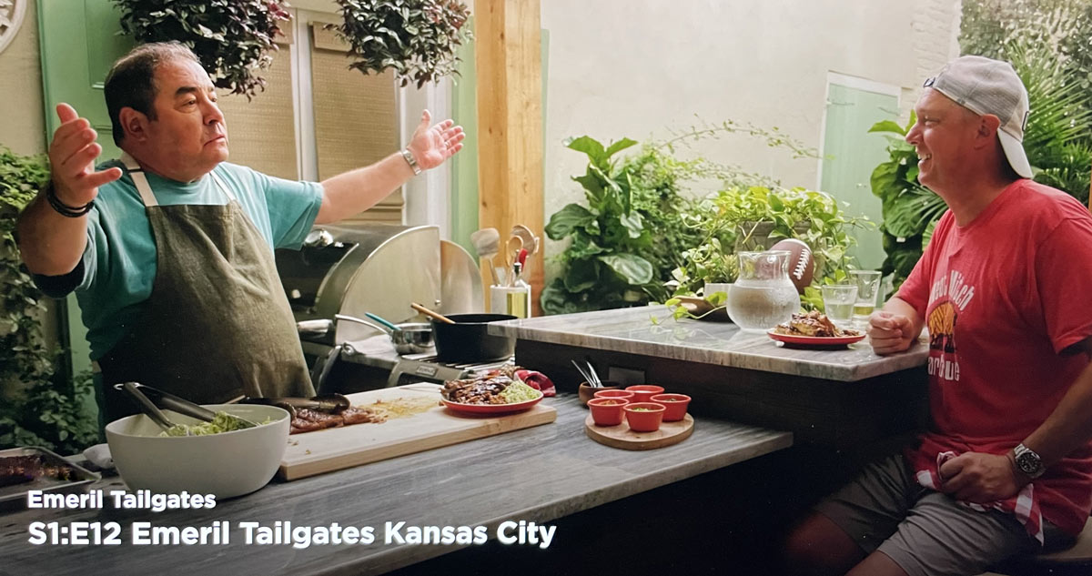 Emeril Tailgates with Meat Mitch - Mitch Benjamin