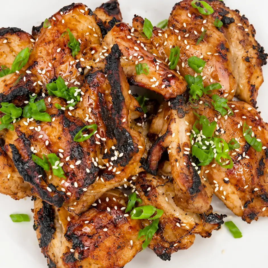 Miso Naughty Grilled Chicken Thighs
