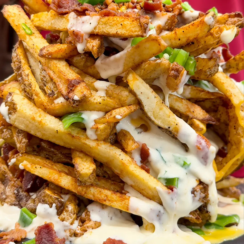 Flavor Skyscraper Cheese Fries
