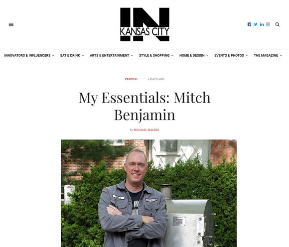 Thumbnail for article: Check out Mitch's "essentials" in the latest edition of In Kansas City Magazines - My Essentials