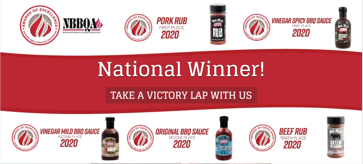 Bringing Home Big Wins - 2020 NBBQA - National Barbecue & Grilling Association Awards of Excellence