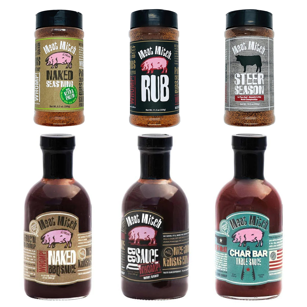 Meat Mitch Sampler with Sauce and Rub - Haul-of-Fame - View larger image 1 of 1