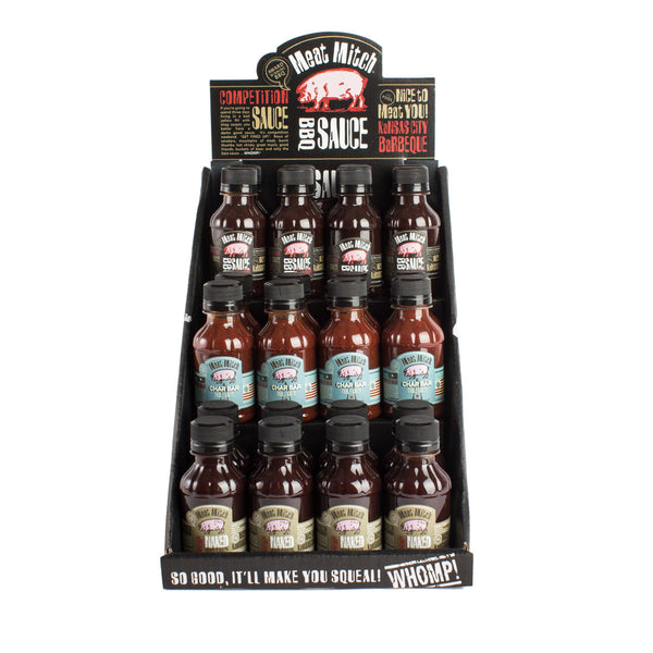 Meat Mitch Counter Top Sauce Display